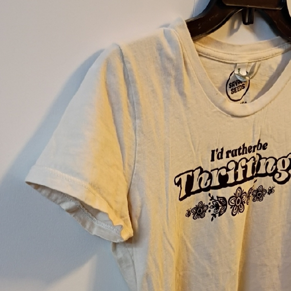Savage Seeds Id Rather Be Thrifting Shirt - Picture 4 of 4
